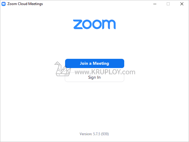 โปรแกรม Zoom พร้อมใช้งาน