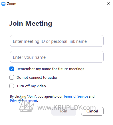 Join a Meeting ได้ทันที