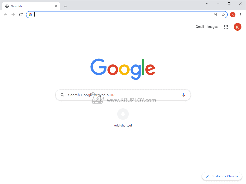 เปิด Google Chrome