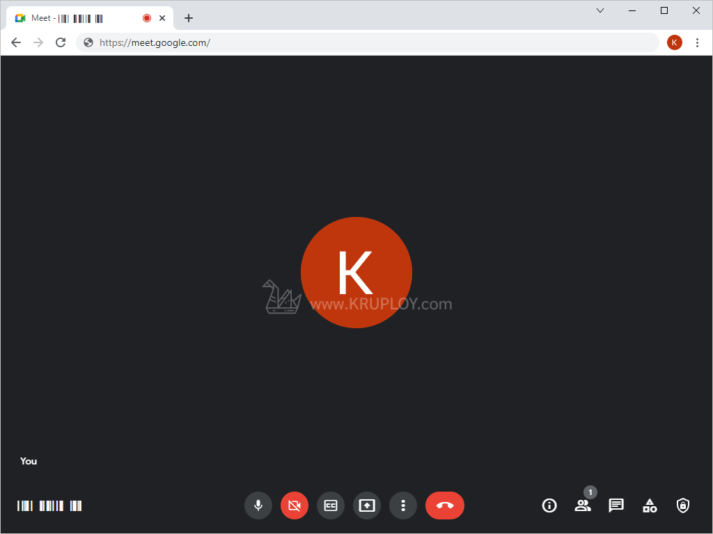 Google Meet ไม่ต้องติดตั้งในคอม