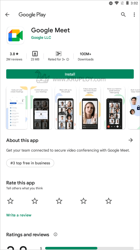 วิธีใช้ Google Meet ในโทรศัพท์